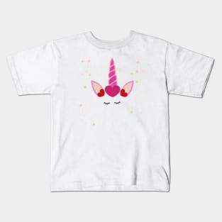 Magical unicorn valentine's day Kids T-Shirt